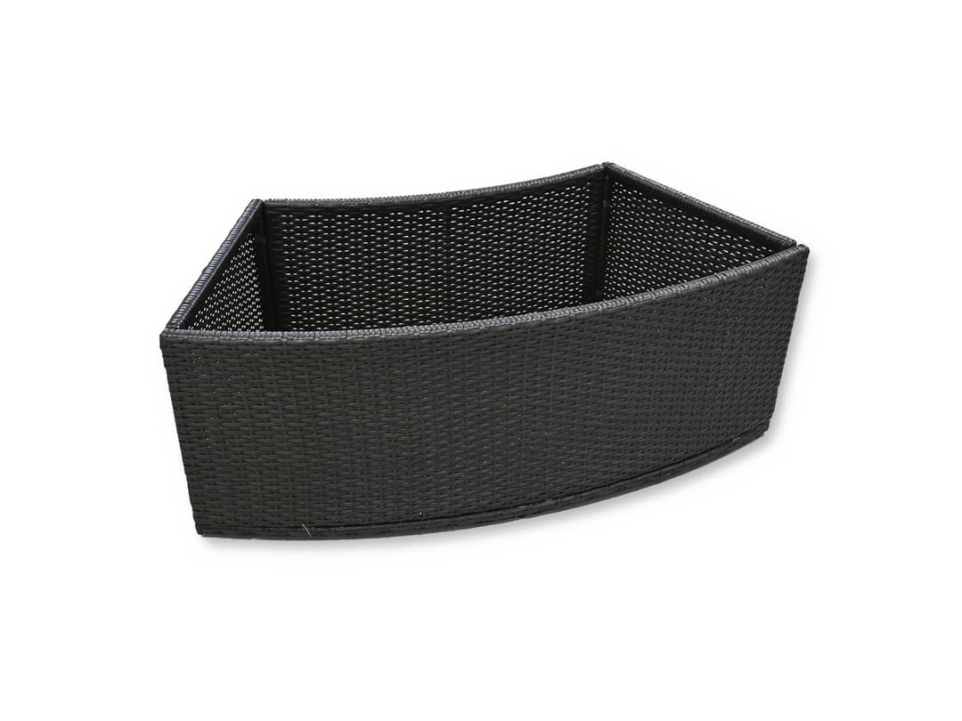 Accessoires Spa Habillage spa rond en rotin brun 200 cm Bestway 4