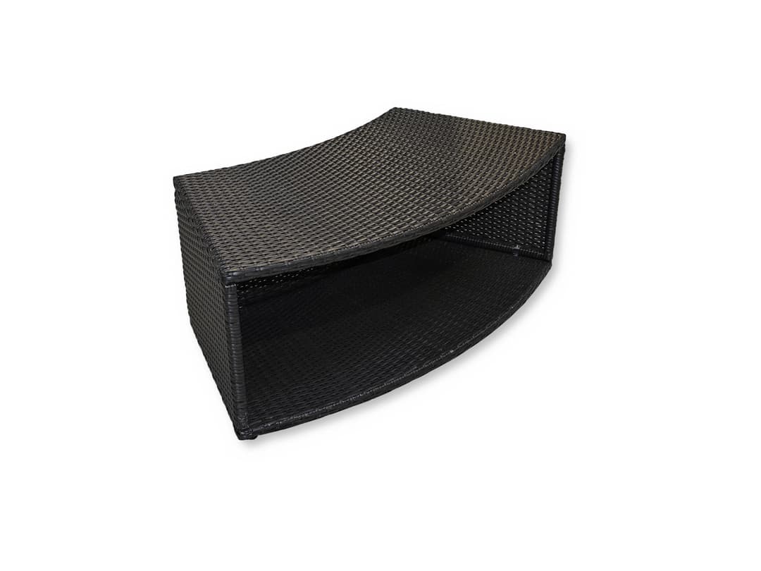 Accessoires Spa Habillage spa rond en rotin brun 200 cm Bestway 3