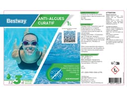 Accessoires Piscine Anti-Algues Curatif  1 Litre Bestway 4