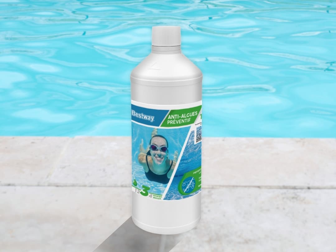 Accessoires Piscine Anti-Algues Preventif 1 Litre Bestway 3