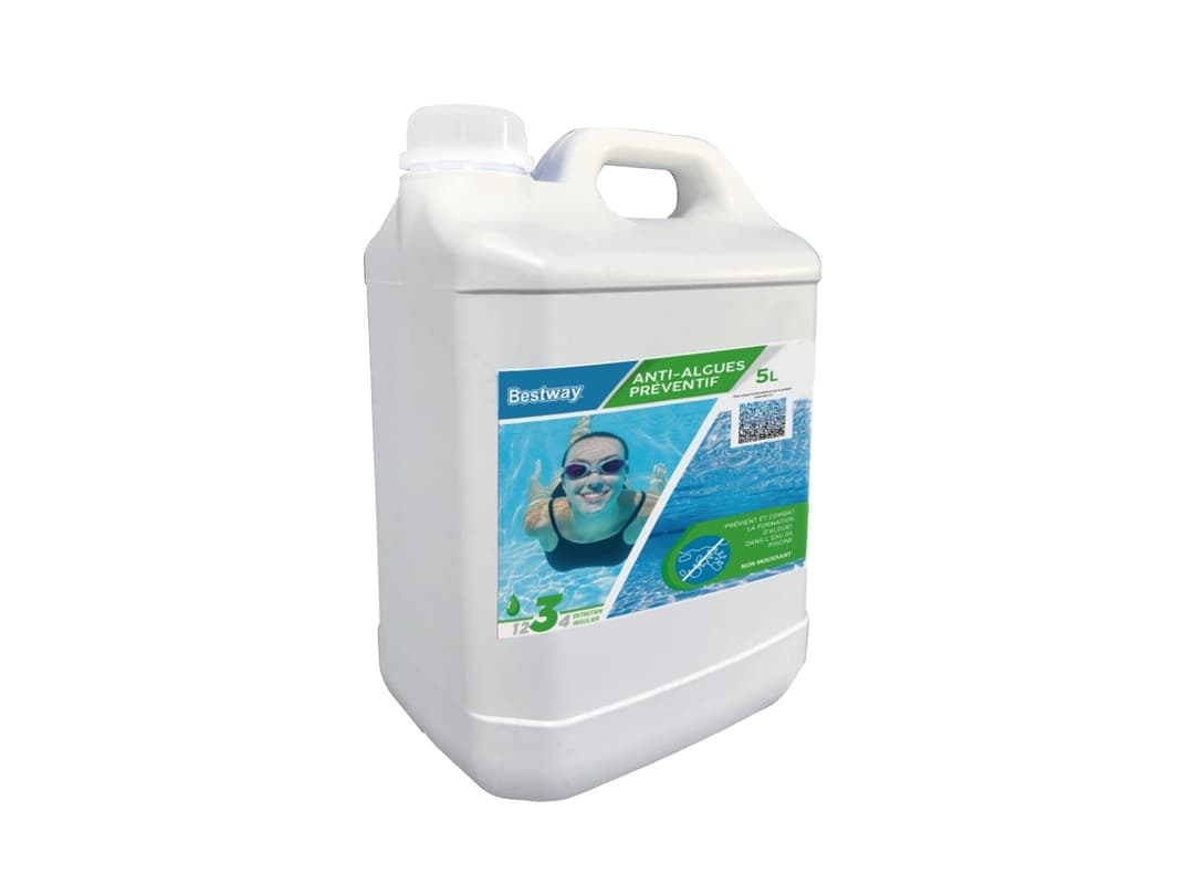 Accessoires Piscine Anti-Algues Preventif 5 Litres Bestway 2
