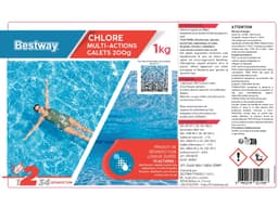 Accessoires Piscine Chlore Multiactions - Galets 200G Boite De 1Kg Bestway 4