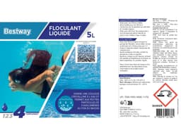 Accessoires Piscine Floculant liquide -  5 Litres Bestway 6
