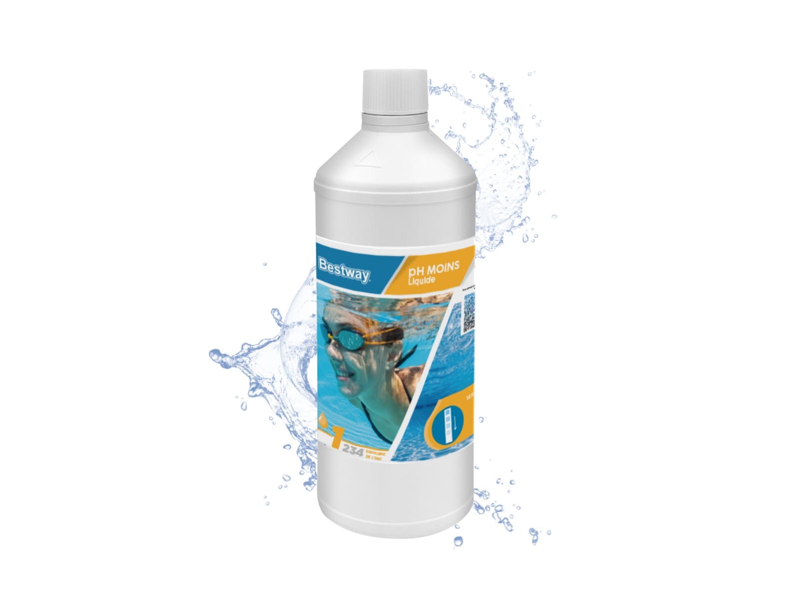 Accessoires Piscine Ph Moins Liquide 1 L Bestway 1