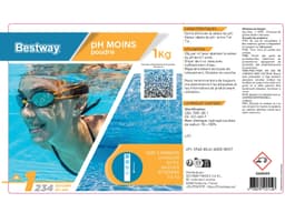 Accessoires Piscine Ph Moins 1Kg Poudre Bestway 5