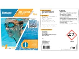 Accessoires Piscine Ph Moins  5Kg Poudre Bestway 4