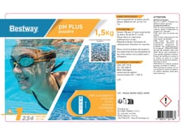 Accessoires Piscine Ph Plus 1,5Kg Poudre Bestway 5