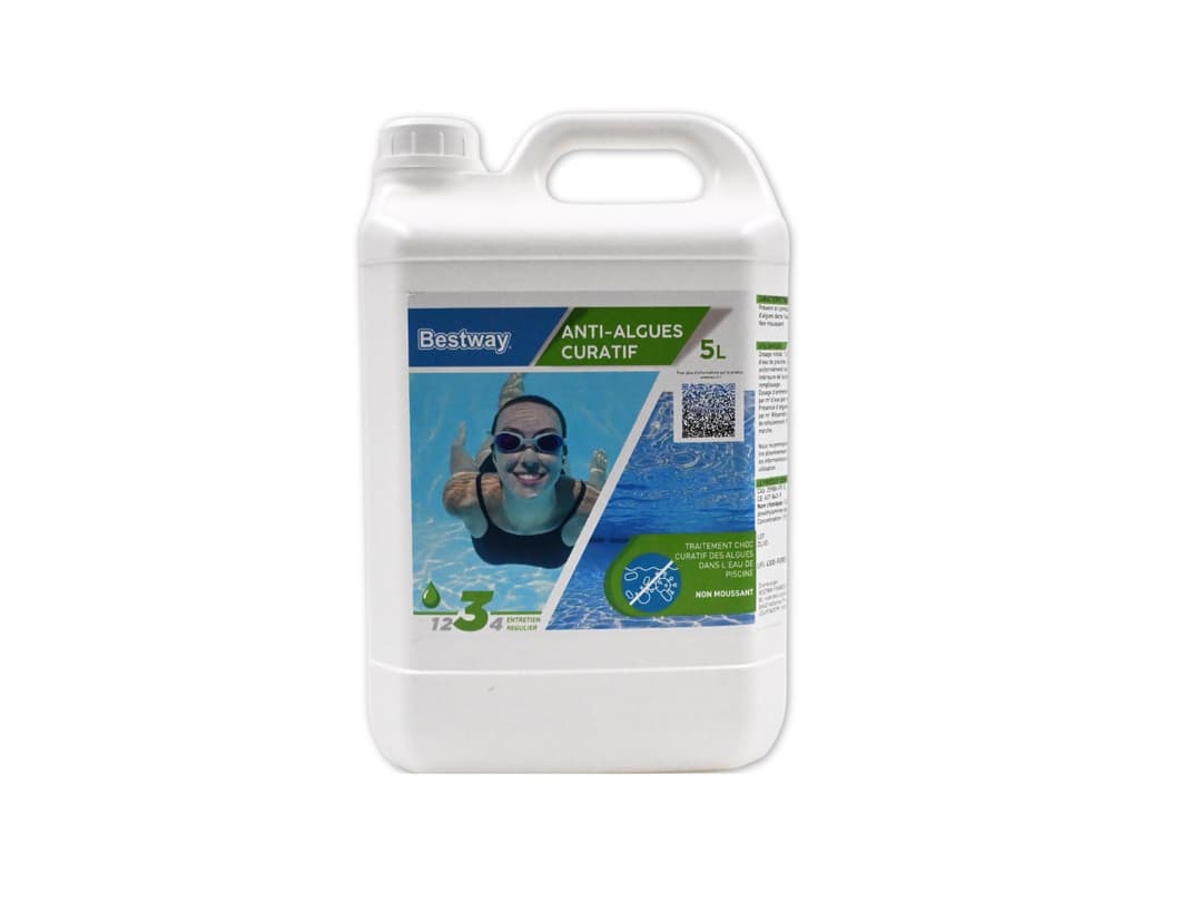 Accessoires Piscine Anti-Algues Curatif  5 Litres Bestway 2