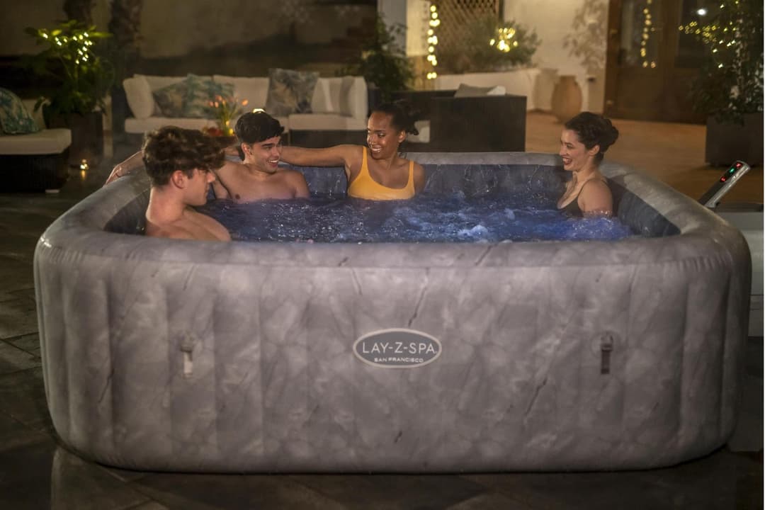 Spa Spa gonflable carré Lay-Z-Spa San Francisco HydroJet Pro 5 - 7 places Bestway 5