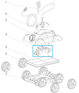 Pièces Détachées Kit d'entraînement robot Moly 18186 Bestway 3