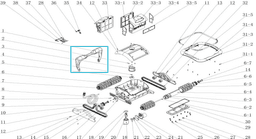 Pièces Détachées Bras complet pour robot RAPTOR 58481 Bestway 2
