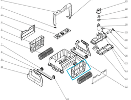 Pièces Détachées Filtre pour robot CLEAN O² 18265 Bestway 4