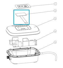 Pièces Détachées Tableau de commande interne pour robot RAPTOR 58481 Bestway 3