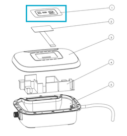 Pièces Détachées Tableau de commande extérieur (version 2020) pour robot SAPHYR 10289 Bestway 2
