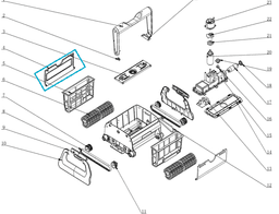 Pièces Détachées Capot supérieur pour robot CLEAN O² 18265 Bestway 2