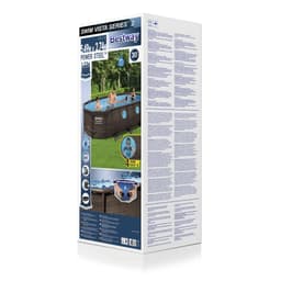 Piscine hors sol Piscine hors sol ovale Power Steel Swim Vista rotin 549 x 274 x 122 cm Bestway 6