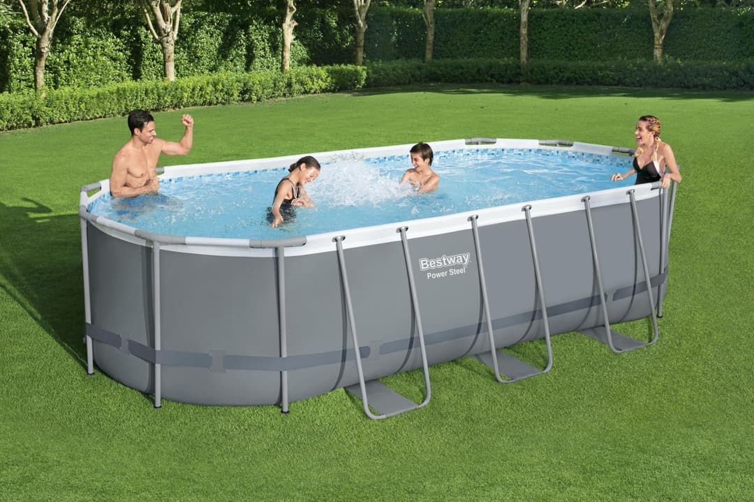 Piscine hors sol Piscine hors sol ovale Power Steel 549 x 274 x 122cm avec accessoires Bestway 2