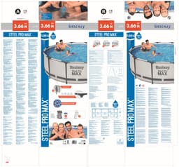 Piscine hors sol Piscine hors sol ronde Steel Pro Max 366 x 100 cm Bestway 4