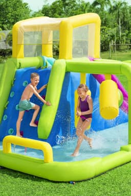 Jeux d'extérieur et trampoline Aire de jeux gonflable Splash Course 710 x 310 x 265 cm Bestway 9