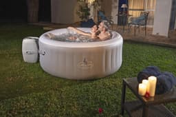 Spa Gonflable Spa gonflable rond St. Lucia AirJet Lay-Z-Spa 2-3 personnes Bestway 4