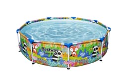 Piscine hors sol Piscine hors sol ronde Steel Pro 274 x 66 cm motif panda Bestway 1