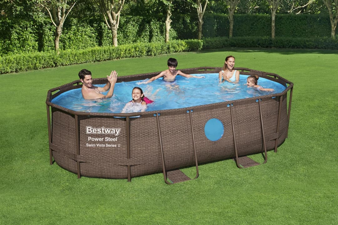 Piscine hors sol Piscine hors-sol sans accessoire Swim vista ovale 427 x 250 x 100 cm Bestway 2