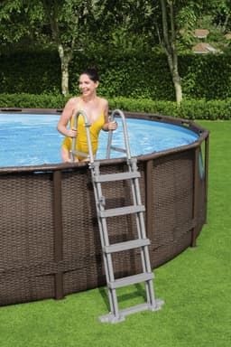 Piscine hors sol Piscine hors sol ronde 549x122cm Power Steel Swim Vista Series II Bestway 7