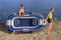 Bateaux, paddle et kayak Bateau gonflable Hydro-Force™ Treck X2 255 x 127 x 36 cm avec 2 rames et un gonfleur à pied Bestway 7