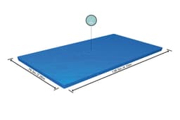 Accessoires Piscine Bâche 4 saisons rectangle 410x226cm pour piscine Steel Pro  400x211cm Bestway 3