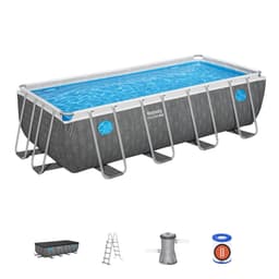 Piscine hors sol Piscine hors sol rectangulaire 488x244x122cm Steel Pro MAX Splashview Bestway 2