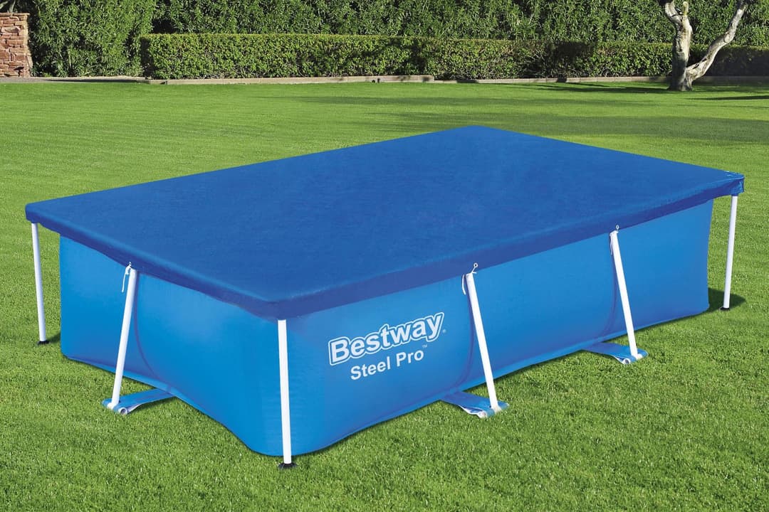 Accessoires Piscine Bâche 4 saisons rectangle 264x174cm pour piscine Steel Pro 259x170cm Bestway 2