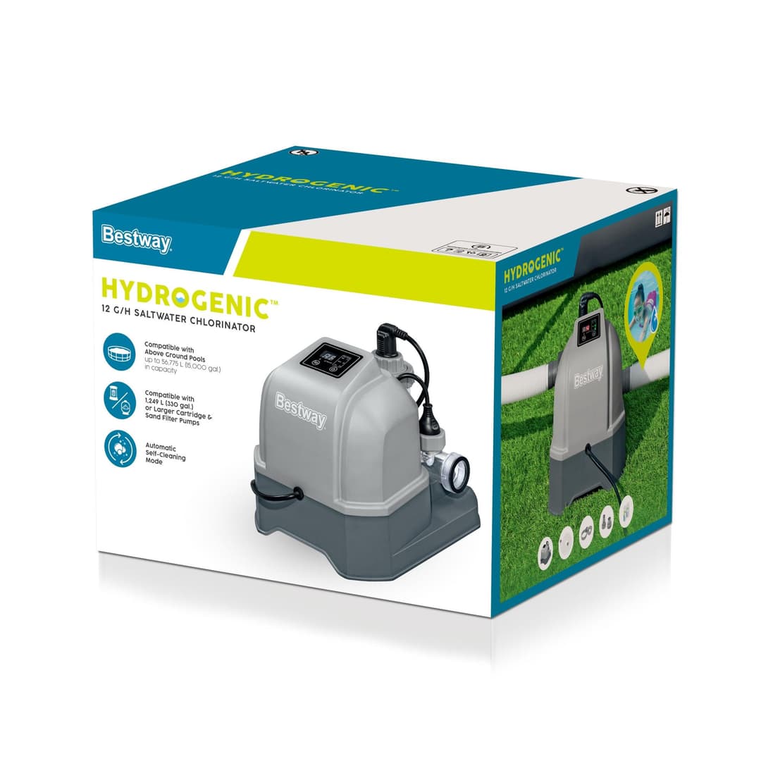 Accessoires Piscine Électrolyseur d’eau salée 12 g/h Hydrogenic  Bestway 3