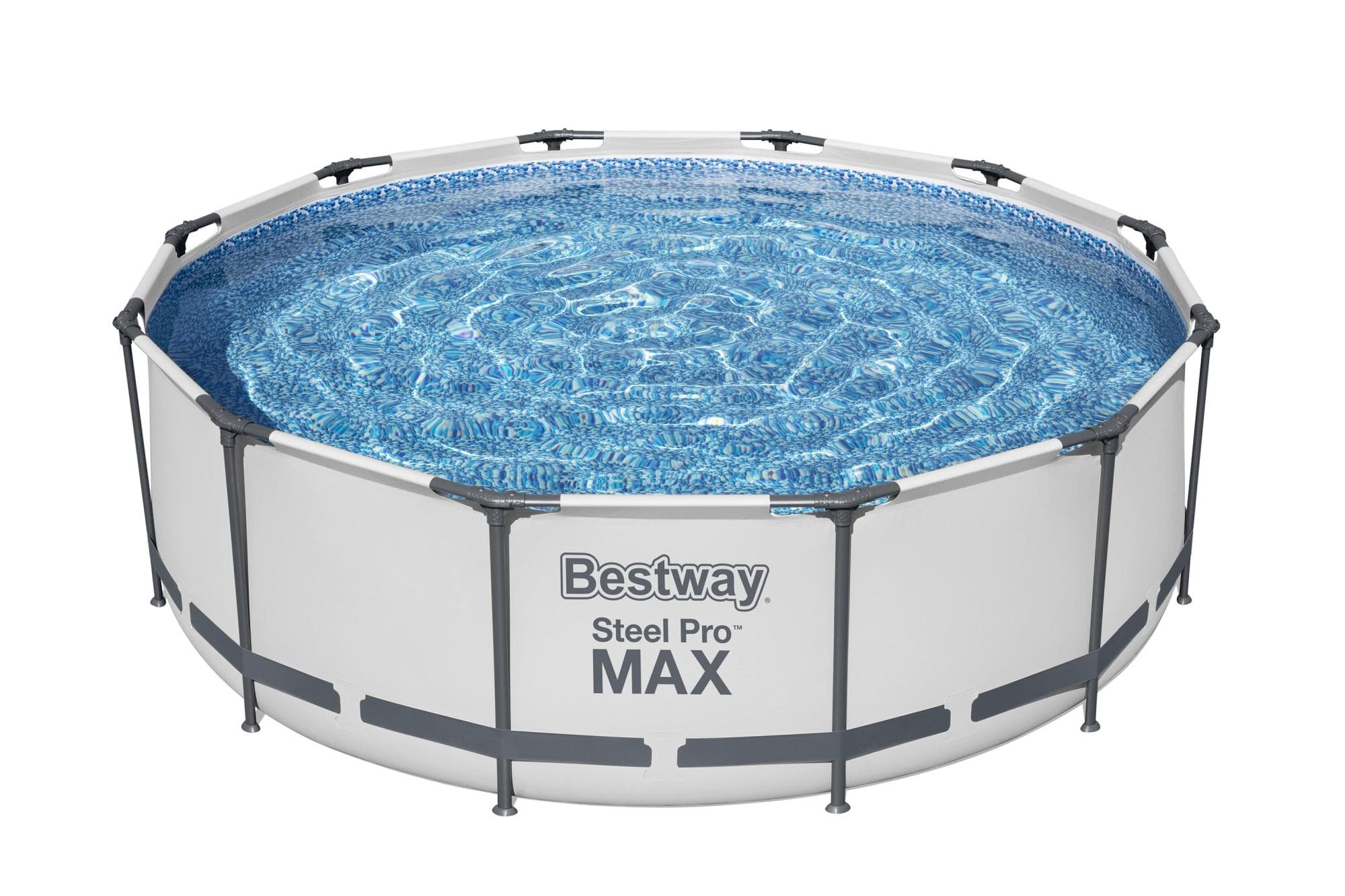 Piscine hors sol Piscine hors-sol sans accessoire steel Pro max ronde 366x366x100cm Bestway 1