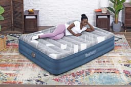 Matelas gonflables Lit gonflable 2 places 203x152x36cm pompe électrique intégrée Bestway 4