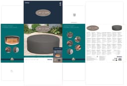 Accessoires Spa Couverture thermique Energysense pour spas ronds 2,36m x 71cm Bestway 4