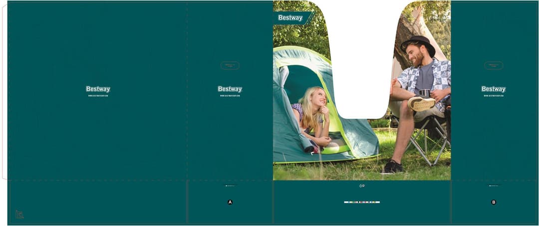 Camping et tente Tente de camping 4 places automatique CoolMount 4 240 x 210 x 100 cm Bestway 4