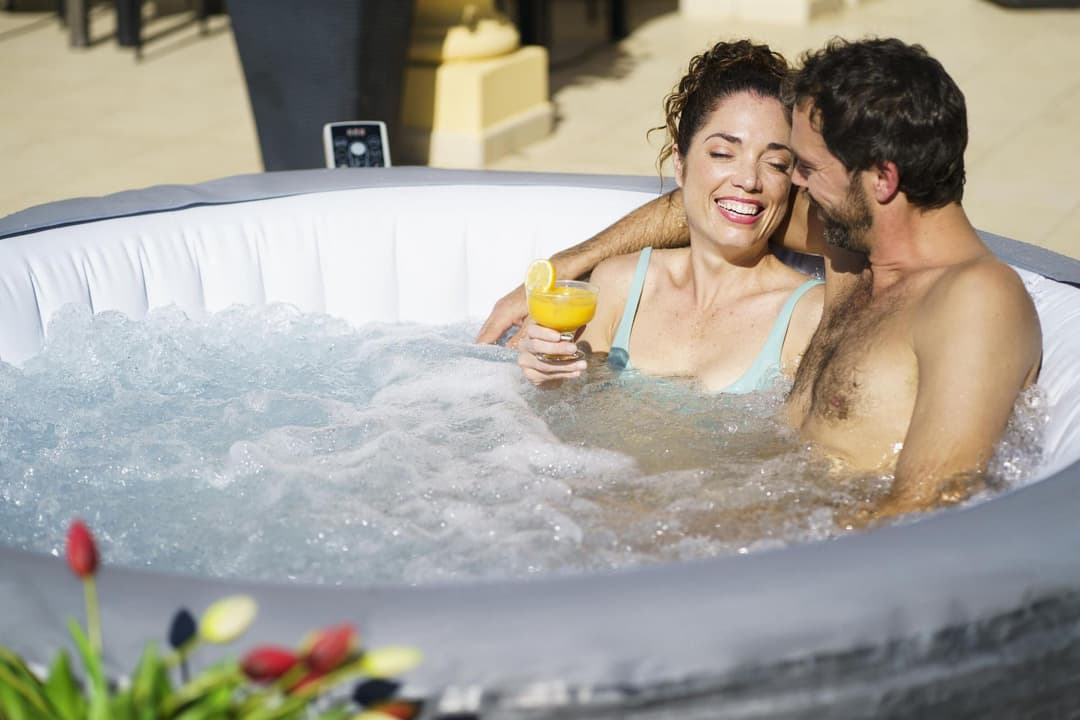 Spa Gonflable Spa gonflable rond Lay-Z-Spa Budapest AirJet 4-6 places Bestway 5