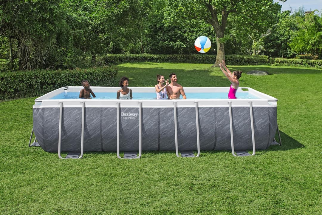 Piscine hors sol Piscine hors sol sans accessoire Power steel rectangle 549x274x122cm Bestway 4