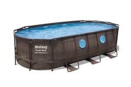 Piscine hors sol Piscine hors sol ovale Power Steel Swim Vista rotin 549 x 274 x 122 cm Bestway 2