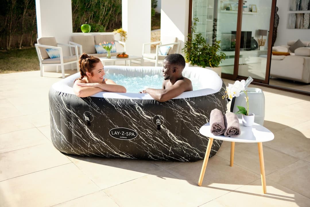 Spa Gonflable Spa gonflable carré Lay-Z-Spa Hawaii Smart Luxe Airjet 4 - 6 places Bestway 2