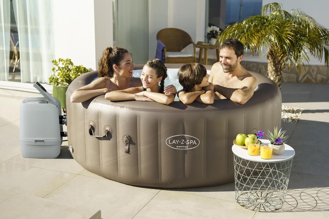 Spa Spa gonflable rond Lay-Z-Spa Dominica Hydrojet 4 - 6 places Bestway 2