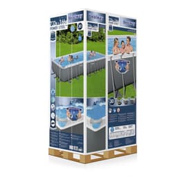 Piscine hors sol Piscine hors sol rectangle 732 x 366 x 132 cm Power Steel Bestway 7