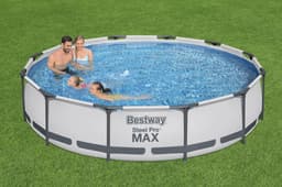 Piscine hors sol Piscine hors sol ronde Steel Pro Max 366 x 76 cm Bestway 2