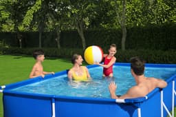 Piscine hors sol Piscine hors sol rectangle Steel Pro 400 x 211 x 81 cm bleu clair Bestway 3