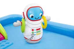 Jeux d'extérieur et trampoline Aire de jeux Little Astronaut™, 228 x 206 x 84 cm, toboggan, punching-ball, jeux d'anneaux, 2 frisbee Bestway 6