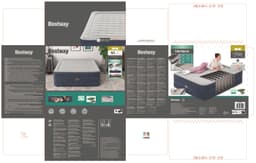 Matelas gonflables  Lit gonflable 2 places TruLeisure pompe électrique intégrée 203x152x51cm Bestway 5