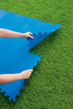 Accessoires Piscine Lot de 9 tapis de protection 50 x 50 cm - bleu Bestway 7