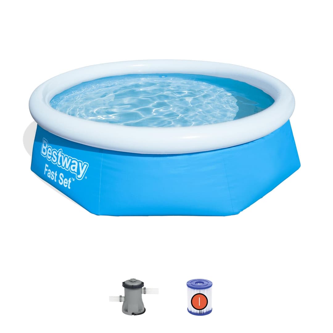 Piscine hors sol Piscine autoportante ronde Fast Set  244 x 66 cm avec filtration Bestway 5