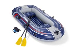 Bateaux, paddle et kayak Bateau gonflable Hydro-Force™ Treck X2 255 x 127 x 36 cm avec 2 rames et un gonfleur à pied Bestway 1