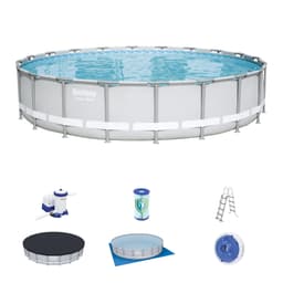 Piscine hors sol Piscine tubulaire ronde 610 x 122 cm Power Steel Bestway 1